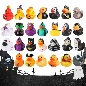 12 Pcs Halloween Rubber Ducks