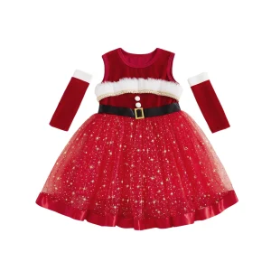 Lioraitiin Girl Christmas Outfit