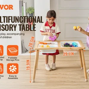 SucceBuy Wooden Sensory Table
