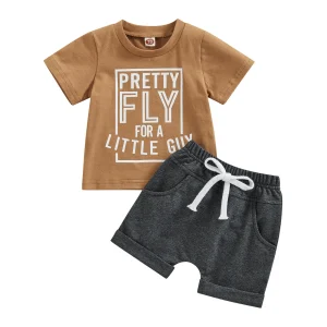 Citgeett Summer Toddler Boys Shorts Set